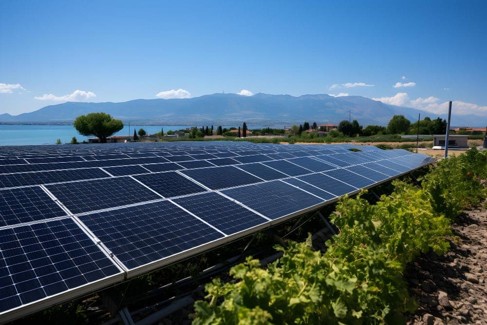 Planta de paneles solares