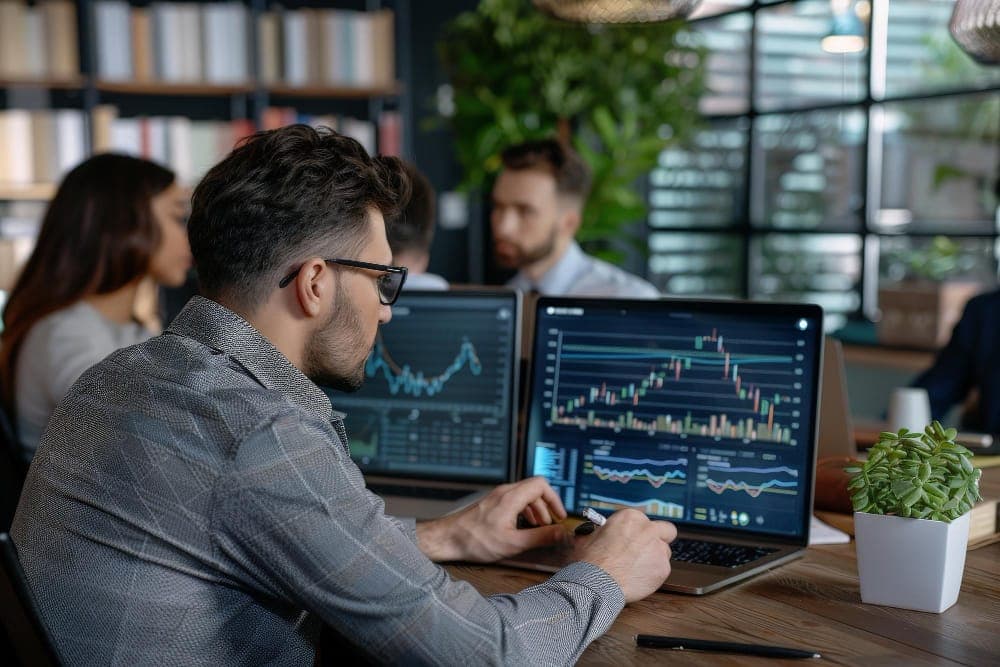 Entorno financiero con análisis de datos